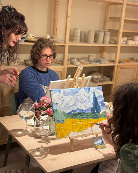 Paint&Wine - WineGogh - radionica slikanja u Zagrebu