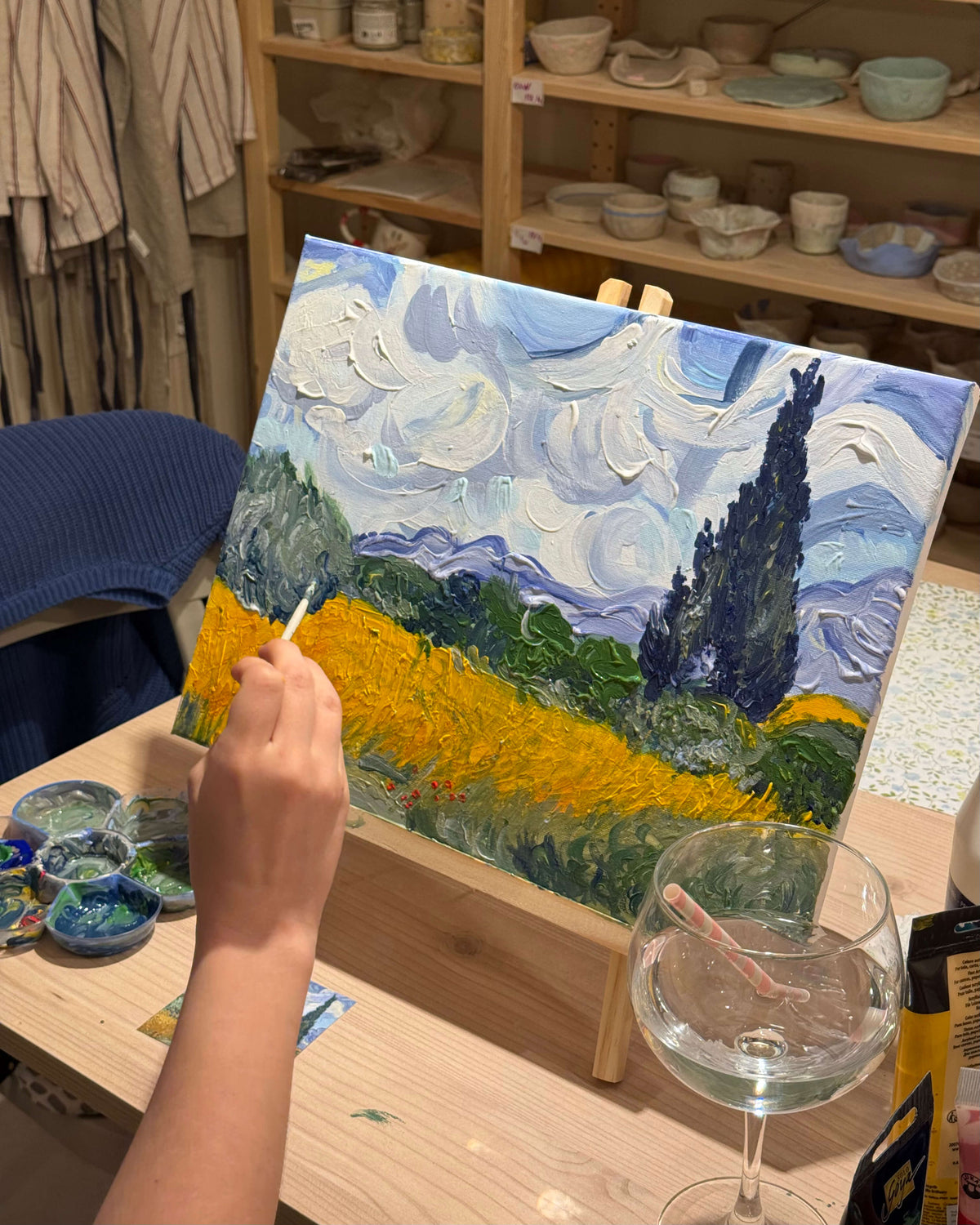 Paint&Wine - WineGogh - radionica slikanja u Zagrebu